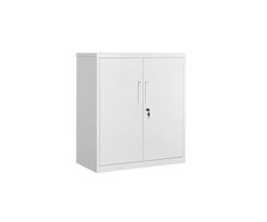File cabinet, Multipurpose Garage Cabinet, Matte Grey / 80 x 40 x 99.9 cm