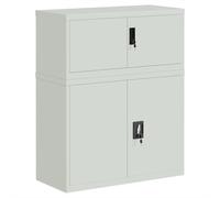 File Cabinet Storage Cabinet Office Filing Cabinet Storage Unit Steel vidaXL