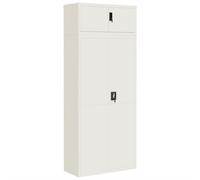 (light grey, 90 x 40 x 220 cm) vidaXL File Cabinet Storage Cabinet Office Filing Cabinet Storage Unit Steel