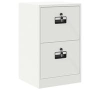 File Cabinet with Drawer Geometric with Lock Cold-Rolled Steel Modern vidaXL