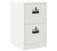 File Cabinet with Drawer Geometric with Lock Cold-Rolled Steel Modern vidaXL