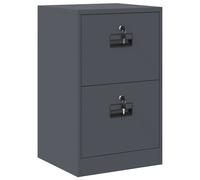 File Cabinet with Drawer Geometric with Lock Cold-Rolled Steel Modern vidaXL