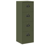 File Cabinet with Drawer with Shelf Geometric Cold-Rolled Steel Modern vidaXL