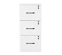 File Cabinet with Drawers for Home Office, Cloud White