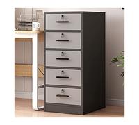 File Cabinet with Lock, 5-Drawer Office Storage, Secure Data Storage Solution, Durable Floor Cabinet for Organizing Documents, Low Profile Design