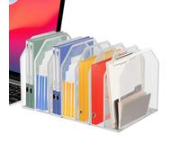 File Cabinets - Heavy Duty Iron Book Organizer | Adjustable 5 or 7 Grid Rack: Heavy Duty Desktop Storage for Home Office and Classroom This shelf of me, Seven Grids, Consulte la descripción