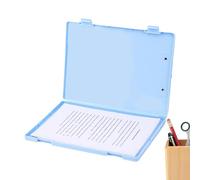 File Cover Folder Clipboard | Double Clip Folder Storage Case - Anti-Slip Corner Protection Nursing Clipboard Box for Files, Scripts, Learning Materials, Test Paper, Notes