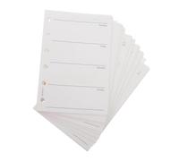 File Dividers 400Pcs A7 Weekly Planner Refill Paper for 6 Ring Binder Inserts 4.7x3.1 Double-Sided
