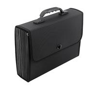File Folder 26 Compartment Handheld Multi-Layer Folder A4 Office Student with Test Paper Folder Organ Bag