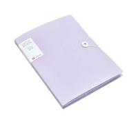 File Folder 30/60 Pages Transparent Insert Paper A4 File Folder Display Book Document Organizer Bag Office School Supplies Stationery(Purple 60 Pages)