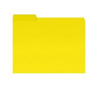 File Folder 5 Folder A4 Office Data Classification Storage Color Portable(Yellow)