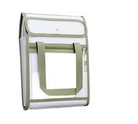 File Folder A4 Vertical Expanding File Organizer 13 Pockets Large Capacity Bag Document Folder for Student Business Travel(1032 Green)