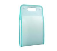 File Folder, Accordion File Organizer 13 Pockets with Labels, Portable Document Receipt Organizer for A4 Files, Expanding Files Folder for Schoolbag School Supplies, Back to School KzW939 (Green, A)