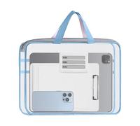 File Folder Bag | Mesh Zip Holder with Handle - Mesh File Bag for Students, Travel, Office, Exams, Work, Home, School, Teacher