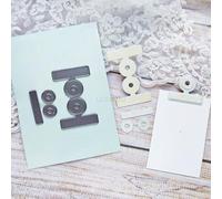 File Folder Die Cuts for Card Making, Clip Metal Cutting Dies for Paper Scrapbooking, DIY Stencils for Album Party Wedding Festivals Decoration, KDQ289