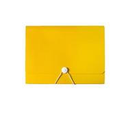 File Folder Important Document Folder Accordion File Organizer Expanding Letter Size Paper(Yellow)