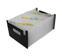 File Folder Large Capacity A5 Organ Clip Multilayer Folder Ticket Sheet Storage Bag Telescopic Stand