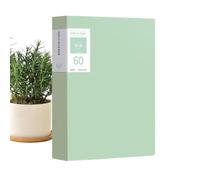 File Folder Organizer 60-Pocket Thickened Transparent Multi-Layer Divider | Contract Document Holder Storage Folder for Classroom Office Home College Library Studio Workplace Academy Green