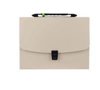 File Folder Portable 13 Pockets A4 Size Expanding Folder Paper Document Storage Bag Office Student School(White)