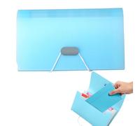 File Folder - PP 178x1106x25mm | A6 Accordion File Organizer 13 Layers | Two-in- Document Box Paper Storage Stationery for Office Business School Travel and Daily Use