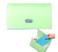 File Folder - PP 178x1106x25mm | A6 Accordion File Organizer 13 Layers | Two-in- Document Box Paper Storage Stationery for Office Business School Travel and Daily Use