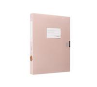 File Folders A4 File Archive Box 35mm Large Capacity Contract Folder Office Supplies Data Storage Folder(Pink)