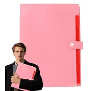 File Folders - Bill Organizer - A4 Size Portable Multifunctional with Color Labels and Seven Pockets for Bill and Receipt Management at Home and Business
