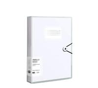 File Folders Document Organizer A4 Data Book Folder Transparent Insert File Folder Loose-leaf Sorting And Organizing Folder 60 Pages File Storage Folder for School Office Home(White)