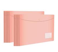 File folders, for documents,Folders 10 Pack Plastic Wallets, A4 Document Envelopes with Snap Button Closure/Blue