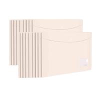 File folders, for documents,Folders A4 Plastic Wallets 20 Pcs,Waterproof Documents Organizer Folder with Snap Button/Blue