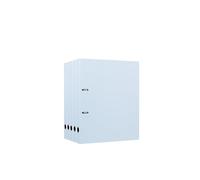 File Holder Organizer 5 Pcs A4 Perforated Folder PP Two-Hole Loose-Leaf Information File Organizer for School, Office Expansion Pocket(Blue)