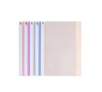 File Holder Organizer 5 Pcs Rotating Trolley Folder Multi-Use A4 Loose-Leaf Binder Transparent Data Test Paper Organizer Office Supplies Expansion Pocket