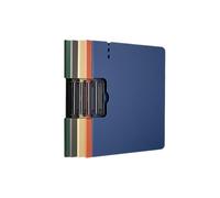File Holder Organizer 5-piece A4 Folder Mixed Colours Single Clip Writing Pad for Exam Papers Data Organisation Expansion Pocket