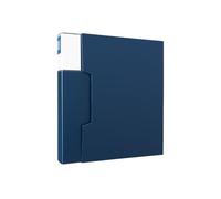 File Holder Organizer Multi-Layer A4 Folder 80 Pages Information Book with Transparent Inserts Office Supplies Sheet Music Expansion Pocket(Blue)
