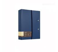 File Jacket 3 Pcs A5A4 Foldable Folder Multifunctional Horizontal Writing Pad Business Information Organization Expanding File Folder(Blue)