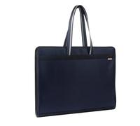 File Jacket A3 Folder Large Capacity Multilayer Handbag Art Package Oxford Cloth Handle Zipper Storage Bag Expanding File Folder(Blue)