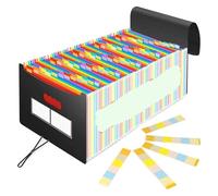 File Organiser,Folder dividers, 24/60 Pocket Accordion Document Organizer Organizer Letter Paper A4 Size Expandable Plastic Accordion Organizer(60 grids)