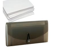 File Organizer - 26x14x2.7cm Accordion File Organizer, Expanding Files Folder, 3 Pockets Wallet Case, Waterproof Document Storage Organizers, School Supplies for Boys, Girls, Men, Women