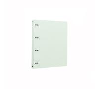 File Organizer A4 Perforated Folder PP Four-Hole Loose-Leaf Information File Organizer for School, Office Office Supplies(Green)