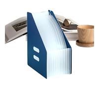 File Organizer - Document Organizer 13 Pockets | Expanding Accordion Folder For Paperwork, A4 With Lid And Coloured Labels, Rainbow Document Box For The