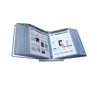 File Organizer for Desk - Wall Reference Organizer PVC and Metal Catalog Display Rack 30 Page Letter-Size f