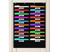 File Organizer for Wall,Wall Hangable Files Holder Rack - Large Capacity Document Organizer - for Business Home Travel Office College Classroom Workplace