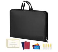 File Organizer - Waterproof Folder | Business Document Organizer with Chromatic Indexing System | Fireproof Accordion File Folder for Home, Business, Travel, College, Workplace, Classroom