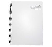 FILE PLUS DO Music Sheet holder A4 30 pockets 60 pages No need to take out paper for writing in … (White)