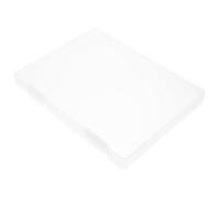 File Storage Case Plastic Document Holder Portable White Grey Box Files
