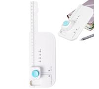 File Tab Craft Punch,Tab Puncher Paper Punch | Label Tag Cutter Make 4 Sizes of Labels, Tab Punch Board for Scrapbooking, Planner Inserts, Bullet Journals