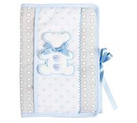 Filet - Health Book Cover, Cover for Baby documents, Compatible with Chaier de Santé de l'Enfant Formulaire CERFA No. 12593 x 02, Colour: Sky Blue