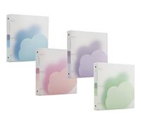 Filexec Products Cloud, Ring Binder, 2", Pack of 4 (50495-6459), Green