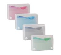 Filexec Products Wave, 3"x 5" Index Card Case, Pack of 4 (50484-2028)