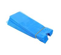 FILFEEL 100 Pcs Tattoo Machine Covers, Water Proof PE Anti Static Disposable Sleeves for Tattoo Pens, with Protective Barrier for Professional and Beauty Studios (Blue)